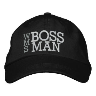 BOSS MAN EMBROIDERED BASEBALL CAP