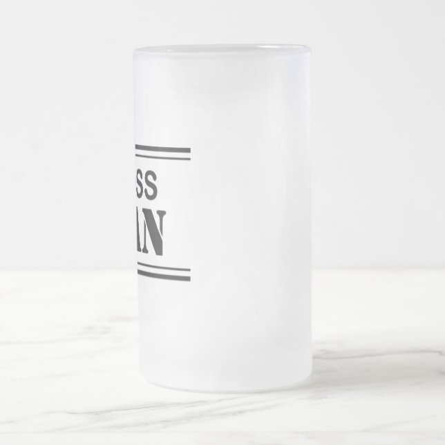 Boss Man Frosted Mug (Center)