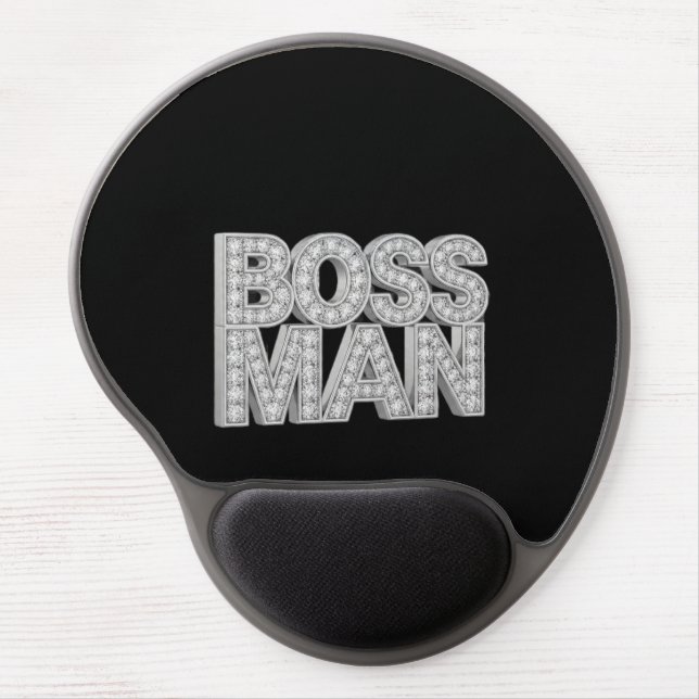 Boss Man Gel Mousepad (Front)