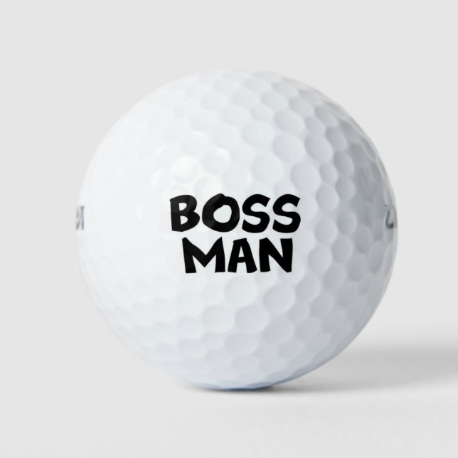 Boss Man Golf Balls (Front)