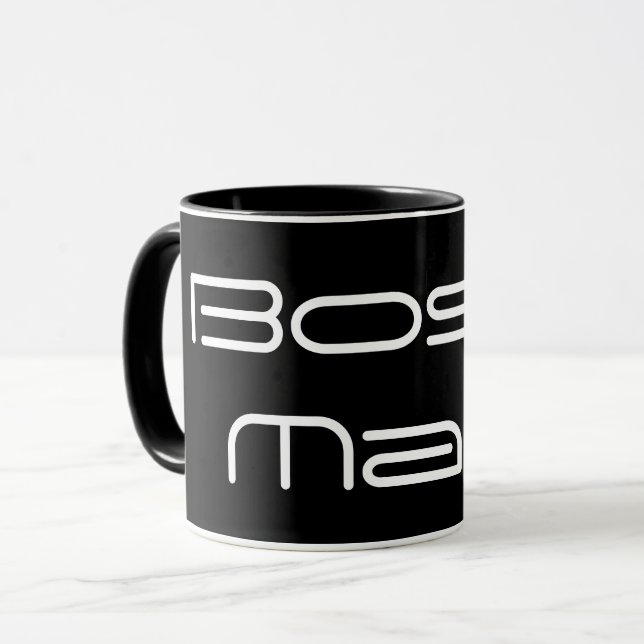 "Boss Man" Mug (Front Left)