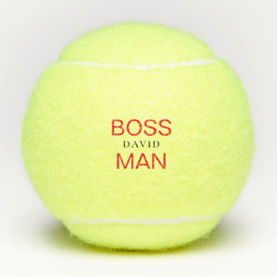 Boss Man Personalize Tennis Balls