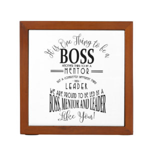 Boss, mentor LEADER THANK YOU DESK TIDY Pencil/Pen Holder