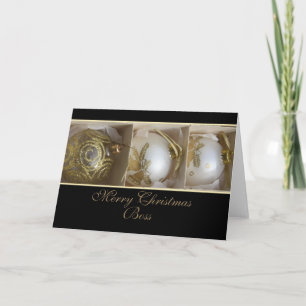 boss Merry Christmas card