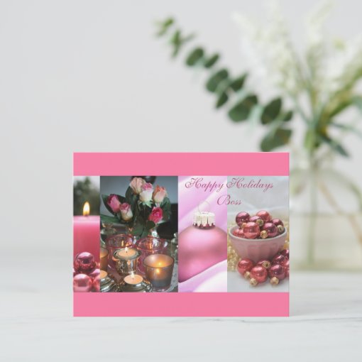 boss Merry Christmas card | Zazzle