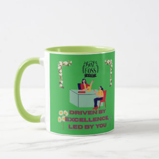 Boss Mode Activated kelly green Mug