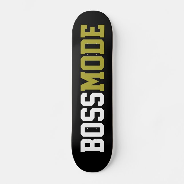 BOSS MODE Skateboard Deck (Front)