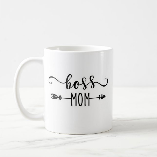 Boss Mom Coffee Mug (Left)