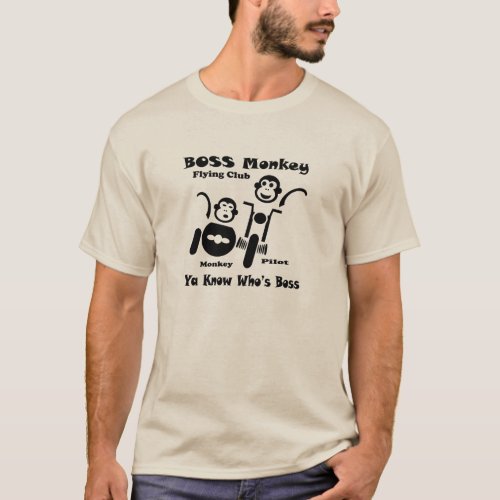 Boss Monkey Flying Club T_Shirt