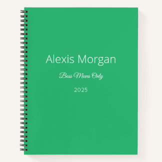 Boss Moves Daily Planner Notebook