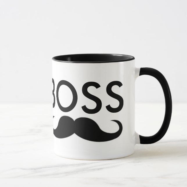 BOSS Mustache coffee mug (Right)
