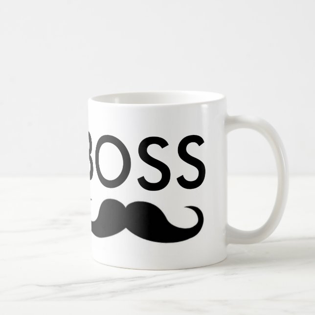 BOSS Mustache coffee mug (Right)
