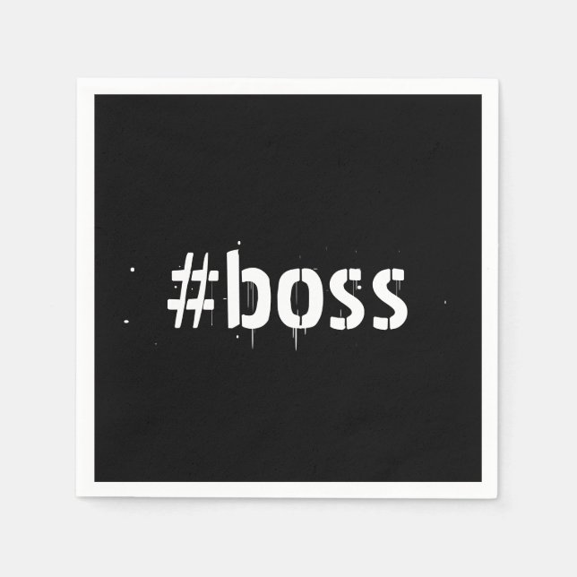 #boss - napkins (Front)