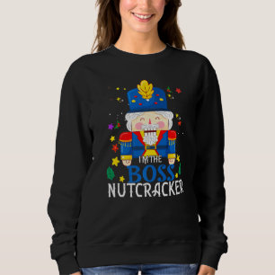 Boss Nutcracker Matching Family Group Christmas Pa Sweatshirt