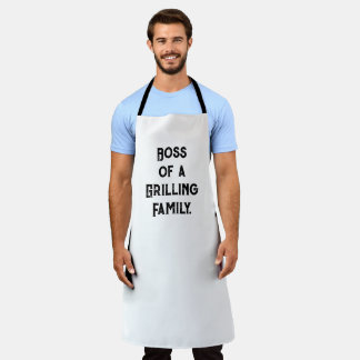 Boss of a Grilling Family Apron