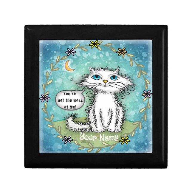 Boss of Me Scraggles Cat  Gift Box (Front)