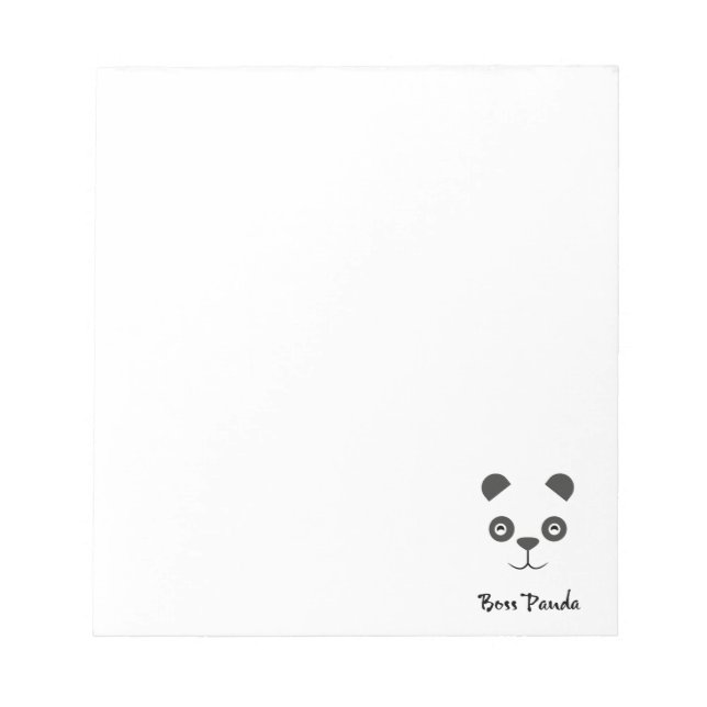 Boss Panda Note Paper (Front)