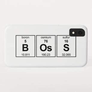BOsS Periodic Table iPhone XR Case