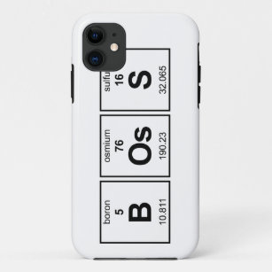 BOsS Periodic Table iPhone 11 Case