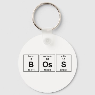 BOsS Periodic Table Keychain