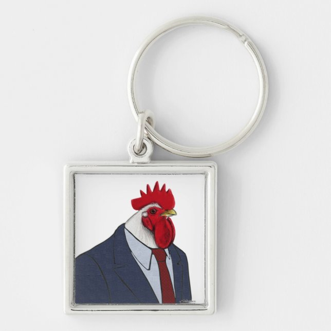Boss Rooster Keychain (Front)
