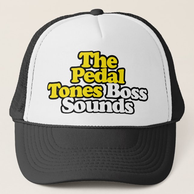 Boss Sounds Hat with Black Outline (Front)