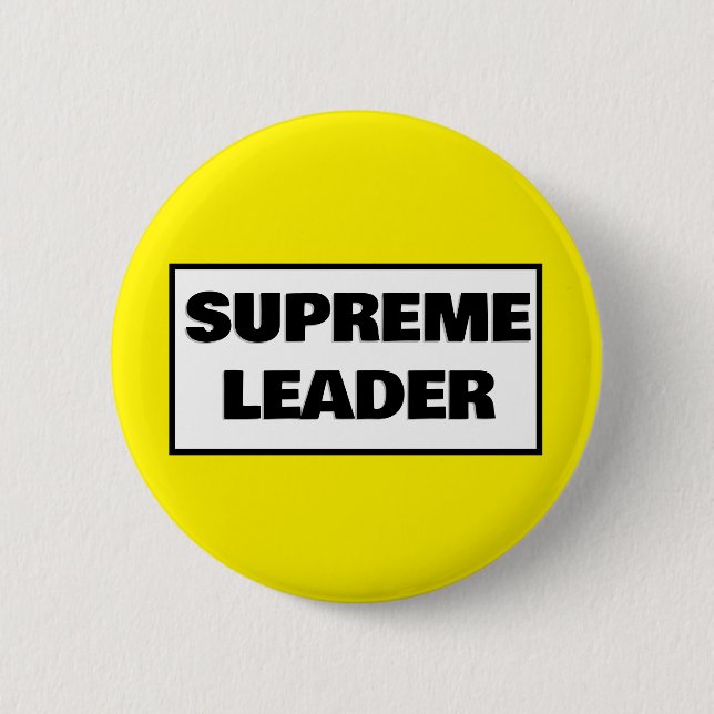 Boss Supreme Leader Coworker management  Button (Front)