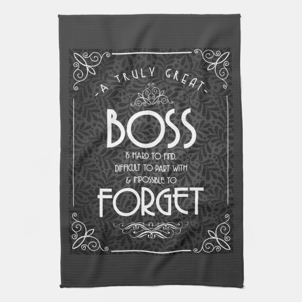 boss  tea towel