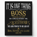 Boss THANK YOU BOSS "awesome boss Plaque Boss THANK YOU BOSS "awesome boss Plaque