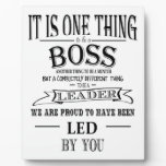Boss THANK YOU BOSS "awesome boss Plaque Boss THANK YOU BOSS "awesome boss Plaque
