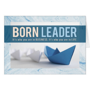 Boss Thanks, You're A Born Leader Cards