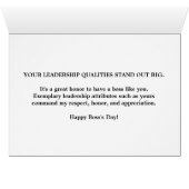 Boss Thanks, You're A True Visionary (Inside Horizontal (Bottom))