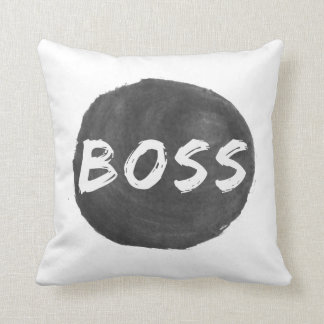 Boss Throw Pillow