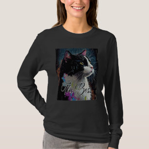 Boss Tuxedo Cat  for Mom Dad T-Shirt