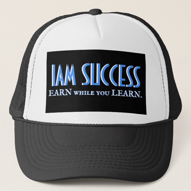 BOSS UP T-Shirt Trucker Hat (Front)