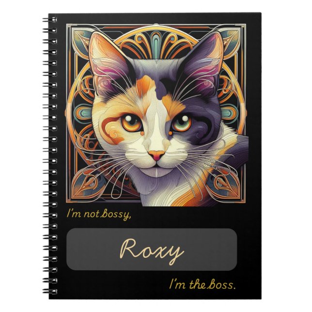 Boss Vibes Roxy Notebook (Front)