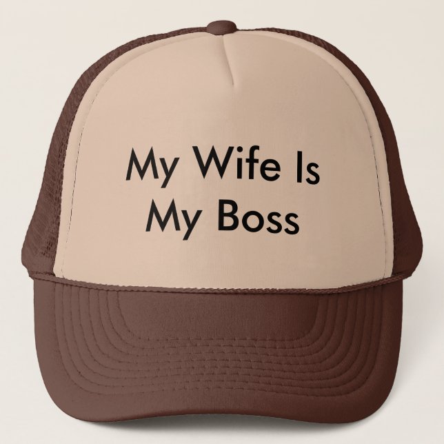 Boss Wife Trucker Hat (Front)