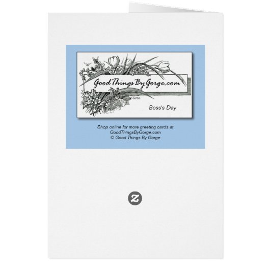 Boss You're the One Who Makes Us Work-Boss's Day (Back)