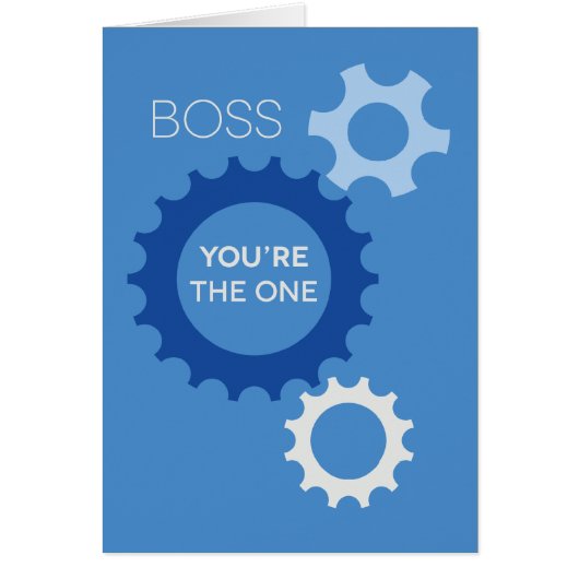 Boss You're the One Who Makes Us Work-Boss's Day (Front)