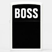 THE BOSS ZIPPO LIGHTERS | Zazzle