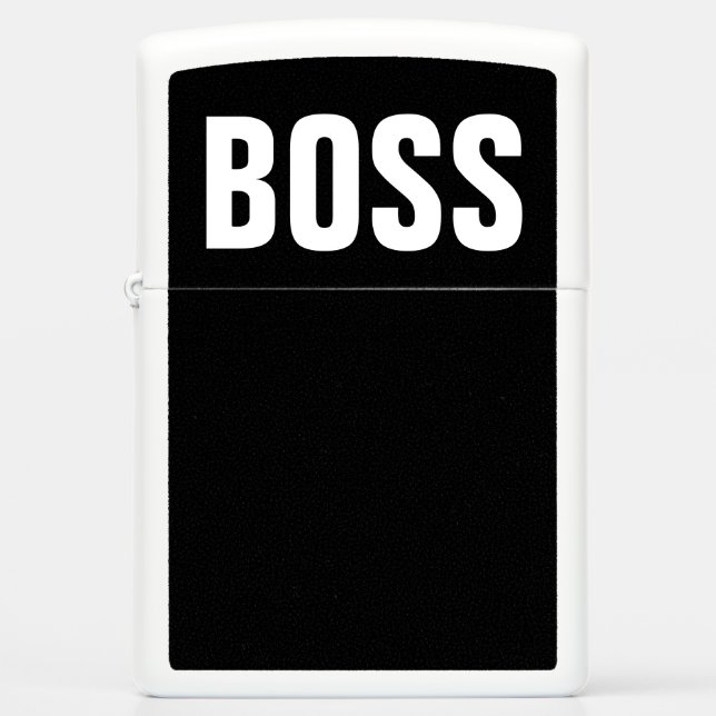 BOSS ZIPPO LIGHTERS (Front)