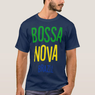 Bossa Nova Brasil Vintage Jazz Music T-Shirt