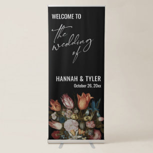 Bosschaert's "Flowers in a Glass" The Wedding Of Retractable Banner