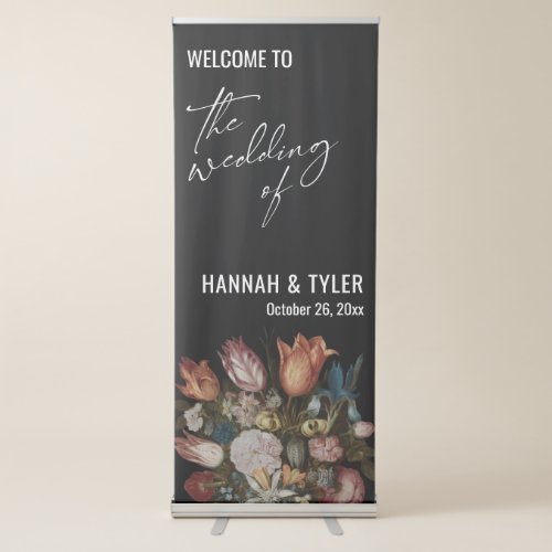 Bosschaerts Flowers in a Glass The Wedding Of Retractable Banner