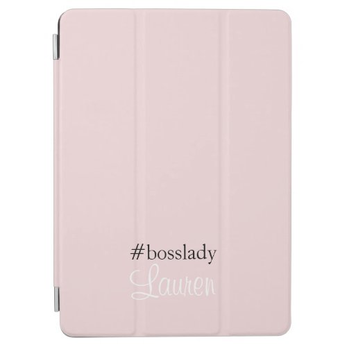Bosslady  Pink  Calligraphy  Custom Name iPad Air Cover
