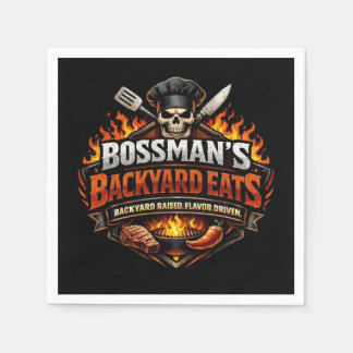 Bossman's Backyard Eats Napkins