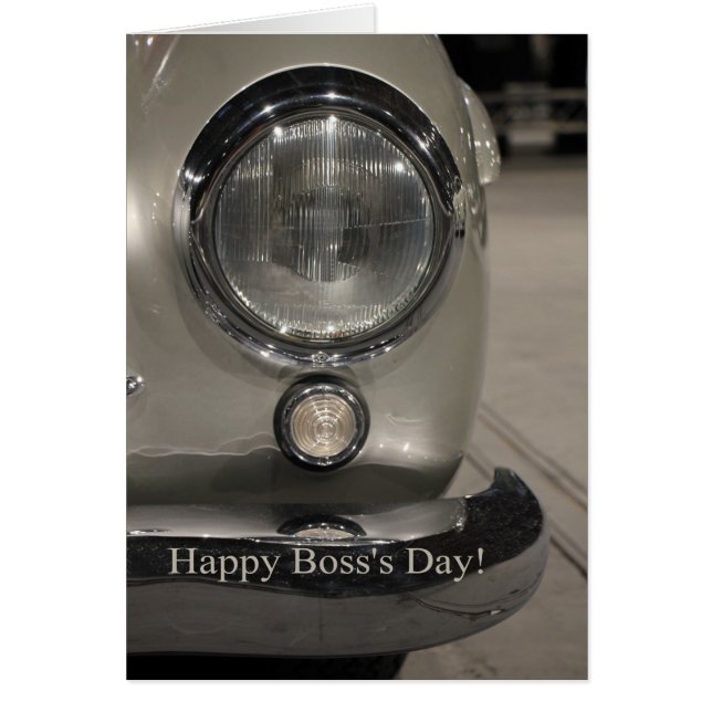 Boss's Day   Classic car Cards (Front)