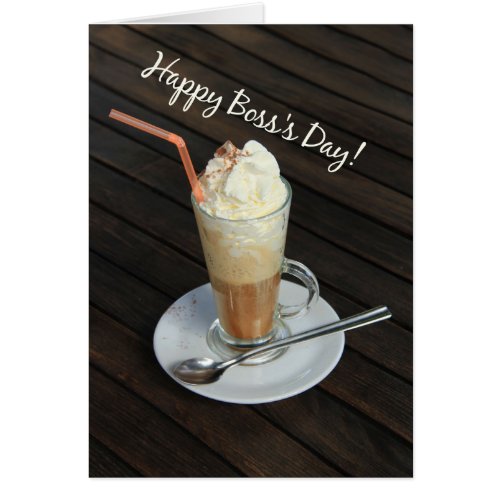 Bosss Day Coffee Card