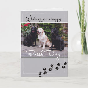 Boss's Day Dogs, All of Us Card