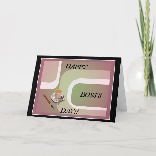Bosss Day Greeting Card